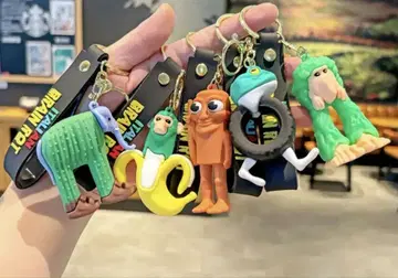 이탈리안 브라인 로트 탕탕 사푸르 캐릭터 키링 5개 세트