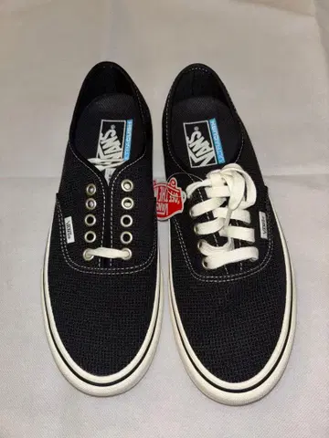 VANS Authentic SF 블랙 스니커즈 25.5cm