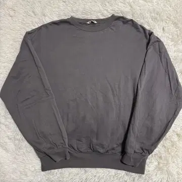 오라리 AURALEE 맨투맨 크루넥 긴팔 그레이 M 사이즈