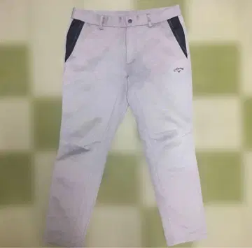 callaway 맨투맨 골프 팬츠 조정 가능 끈 포함 프론트 로고