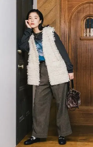 FREAK'S STORE 프린지 니트 베스트