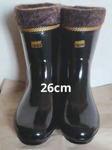 미츠우마 장화 블랙 26.0cm 스파이크 핀 부착 장화