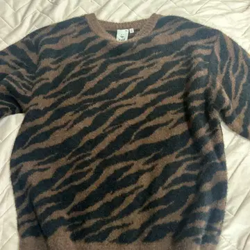 xgirl 제브라 패턴 니트