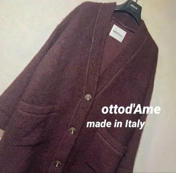 이탈리아제 ottod'Ame (오트담) 가디건 타입 롱 코트