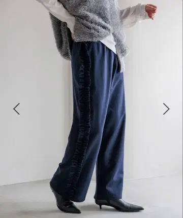 [ LOWRYSFARM ] 사이드 프릴 컷 팬츠 S