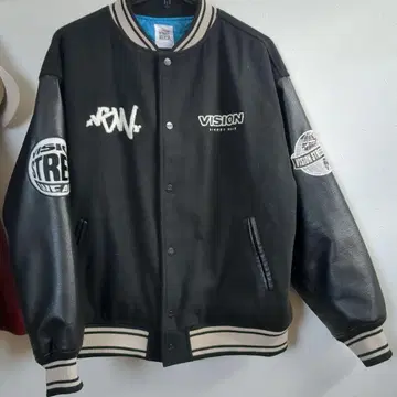 VISION 바시티 자켓 M 사이즈