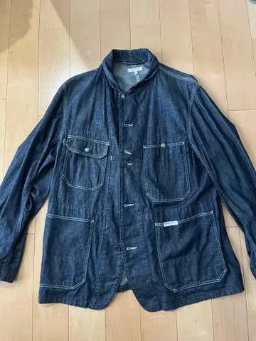 Engineered Garments 커버올 S 사이즈 다크 데님