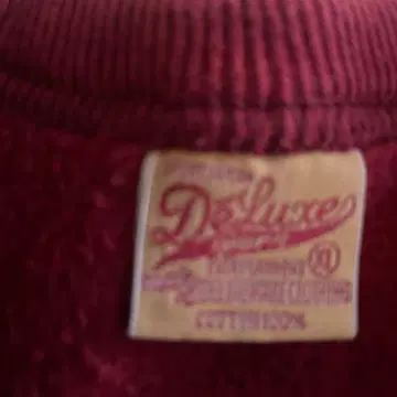 Deluxe 코튼 100% 빨간색 트레이닝복