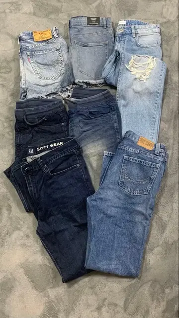 데님 리메이크 소재 핸드메이드 묶음 판매