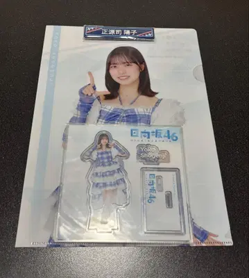 로손 히나타자카46 복권 클리어 파일 아크릴 스탠드 클립 쇼겐지 요코