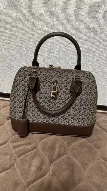 미사용 ] 사만다 타바사 레이디 아젤 2way 백 캔버스 x 가죽