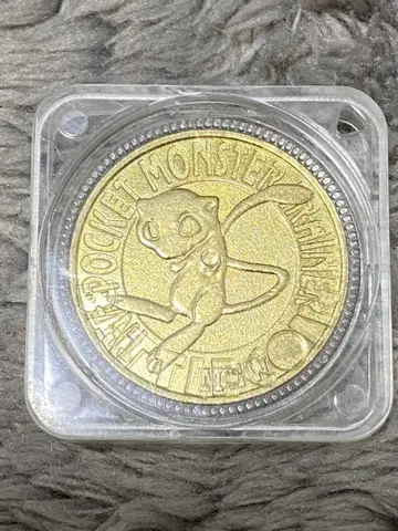 포켓몬스터 배틀 코인 NO.151 뮤우 금 도금