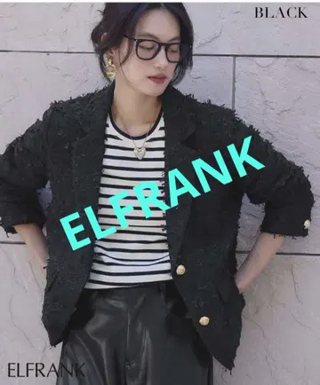 새상품! ELFRANK [ 2025AW ] 트위드 테일러드 자켓
