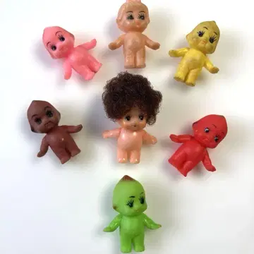 큐피 인형 7체 세트