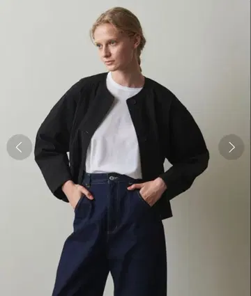 스티븐 앨런 코튼 블라우스 블랙