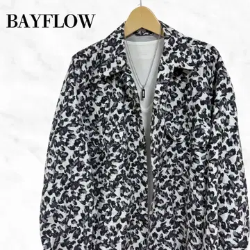 BAYFLOW 올 패턴 긴팔 셔츠 상의