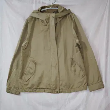 VIS [M] 베이지 후드 부착 자켓