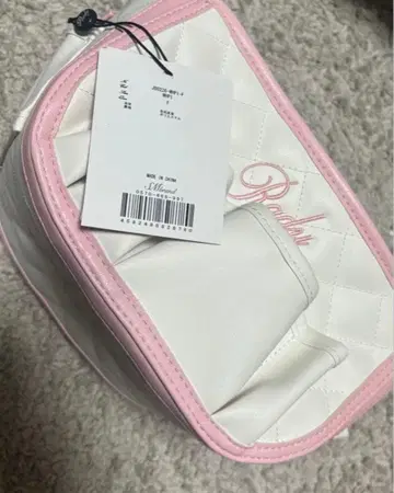 RADY 화이트 핑크 파우치