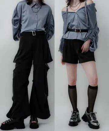 HARE 2WAY 모듬 파라슈트 팬츠