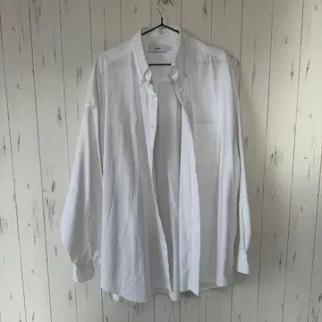 Graphpaper Broad Oversized Shirt 화이트