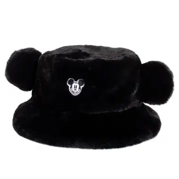 디즈니 리조트 버킷 햇 미키마우스 귀 포함 새상품급 보들보들 블랙