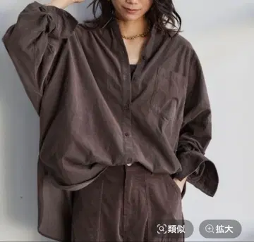 밴야드 스톰 와이드 실루엣 코듀로이 셔츠