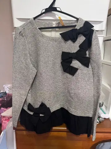 Rose Tiara 리본 포함 튜닉