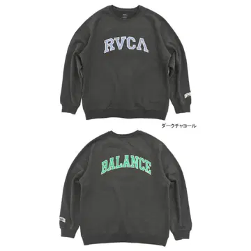 RVCA 다크 차콜 맨투맨