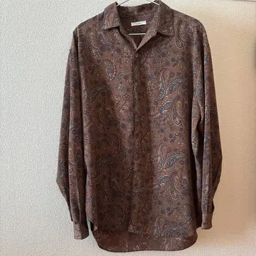 LIDIM 페이즐리 무늬 긴팔 셔츠