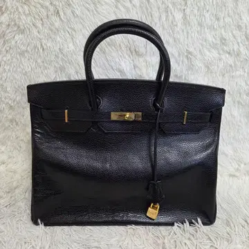 하이클래스 핸드백 자물쇠 열쇠 블랙 가죽 희소