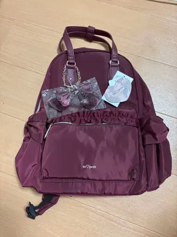 아오키 미사코 시마무라 콜라보 백팩 빨간색