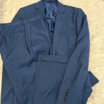 다크 블루 비즈니스 정장 자켓과 팬츠 세트