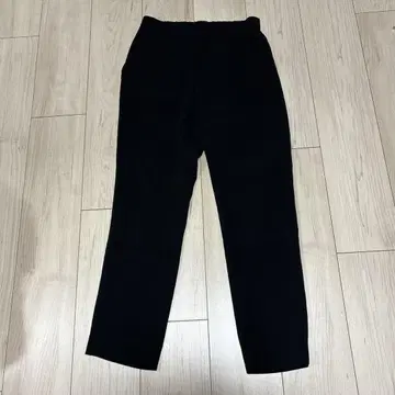띠어리 트리아세테이트 폴리에스테르 팬츠 블랙 허리밴딩 00
