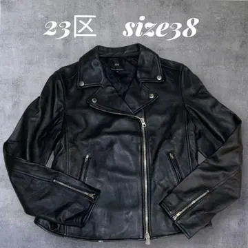 새상품급 23구 더블 라이더스 가죽 자켓 양가죽 38
