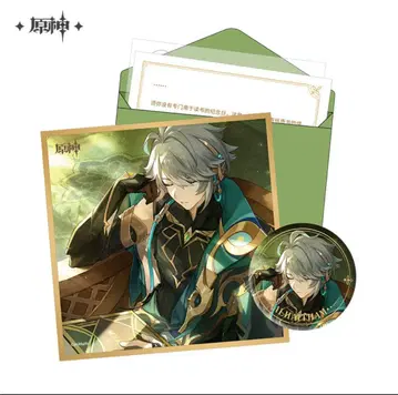 원신 알하이탐 수메르 운명의 날 생일 기념 세트 캔뱃지