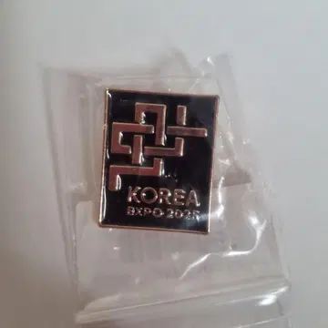 오사카 만박 한국 핀 배지