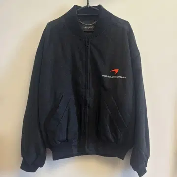 웨스트 맥라렌 메르세데스 캐시미어 100% 블루종 자켓 남성용