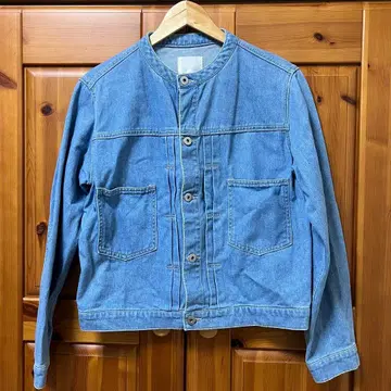 [ 중고 ] grove 노카라 데님 자켓 사이즈: L
