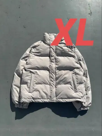 90 로고 리치 퍼퍼 재킷