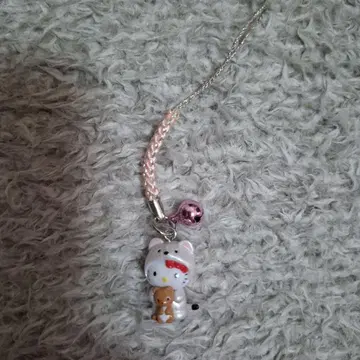 헬로키티 스트랩 방울 포함