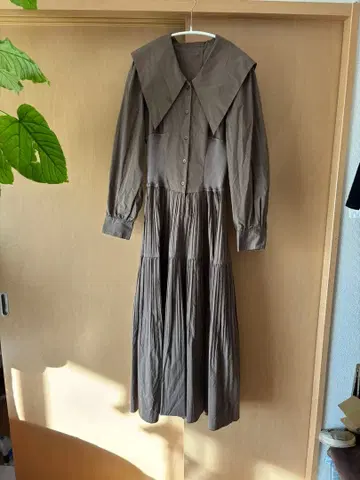 frayID 플리츠 원피스 웨이브용