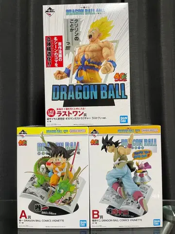 제일복권 드래곤볼 40주년 피규어 A상 B상 라스트원상 세트