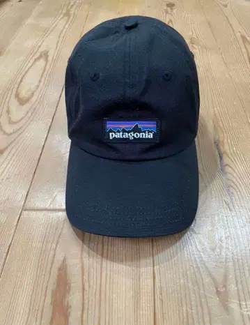 patagonia 블랙 캡 로고
