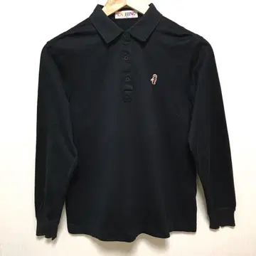 골프 골프웨어 긴팔 셔츠 블랙 스포츠 코튼 면 100%