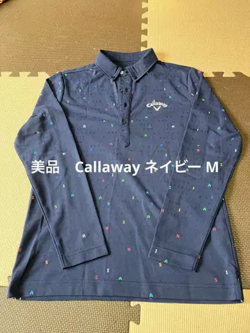 새상품급 Callaway 네이비 긴팔 피케 셔츠 M