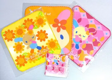 쁘띠 타월 손수건 우사하나 헤이세이 레트로 묶음 판매 일광화상 산리오