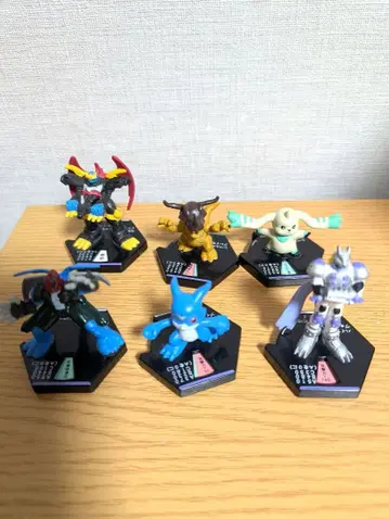 레어 희귀 디지몬 배틀 피규어 6개 디지털 몬스터