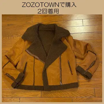 SALE 여성용 라이더 자켓 페이크 무스탕 보아 코트