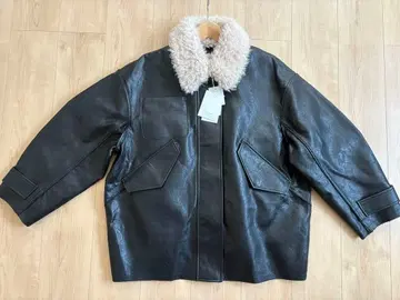 [ 새상품 ] ETRE TOKYO 멀티 패브릭 리버서블 코트 S 블랙