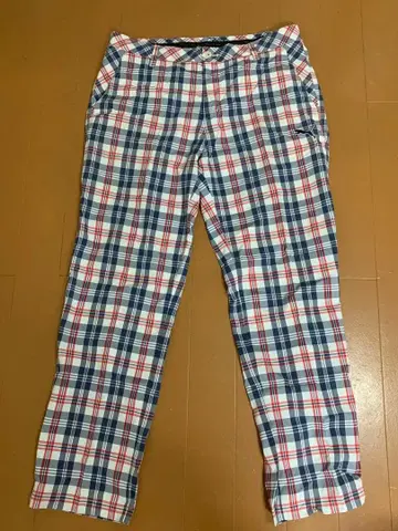 [ PUMA 골프 ] 체크 무늬 남성용 골프 팬츠 사이즈 XL 86cm